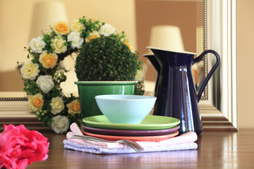 Spring table decoration