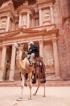 Beduine in Petra