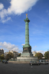 Fototapeta na wymiar Place de la Bastille