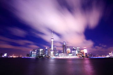 Fototapeta na wymiar beautiful of shanghai night scene
