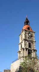 Fototapeta premium Der Uhrenturm in Rhodos Stadt