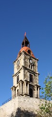 Fototapeta premium Der Uhrenturm in Rhodos Stadt