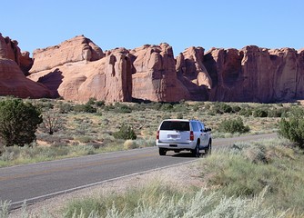 Straße im Westen der USA
