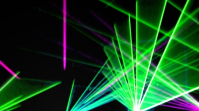 colored laser show loop