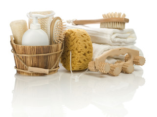 set of bathing articles