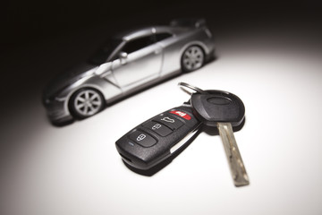 Car Key and Sports Car