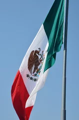 Poster A large Mexican flag. © trappy76
