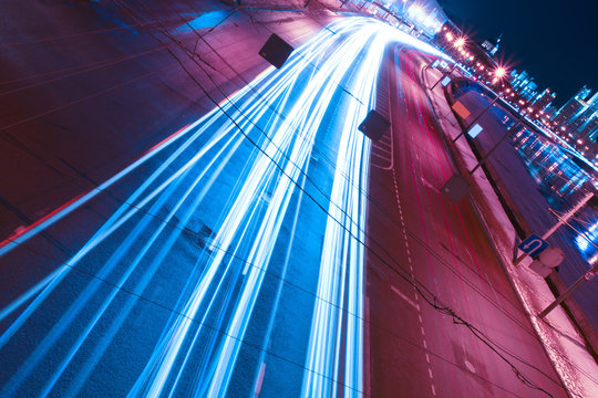 Night motion on urban streets