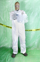 chemical engineer, handling hazardous material