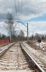 Fototapeta premium railway