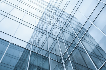 azure windows texture of high tech modern building - 31588614