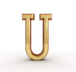 One letter of golden alphabet