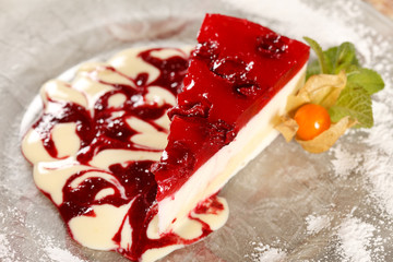 cherry cheesecake