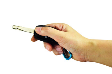 Car Key With Hand