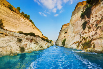 Corinth channel in Greece
