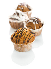 four cakes