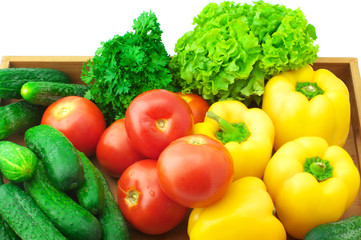 Fototapeta na wymiar Assorted vegetables