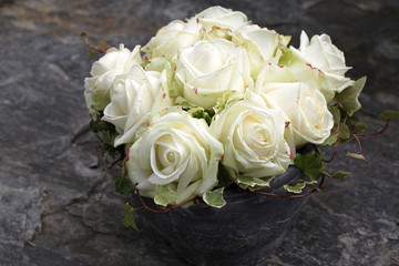 Weisse Rosen