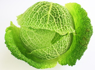 chou du potager,macro