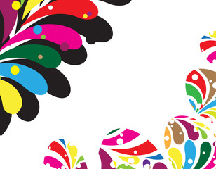 Exotic  Easter background