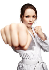 karate girl © Serg Zastavkin