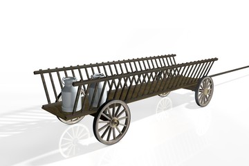 Wooden cart