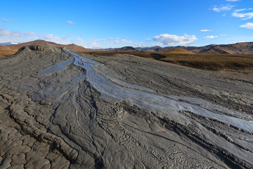 Mud Volcanoes in Buzau, Romania