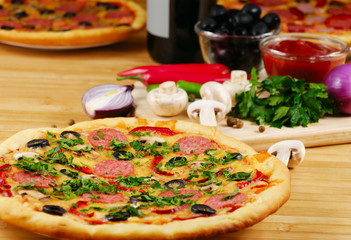 Pepperoni pizza