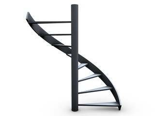 3D helix stairs