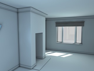 Empty room 3d