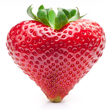Strawberry heart.