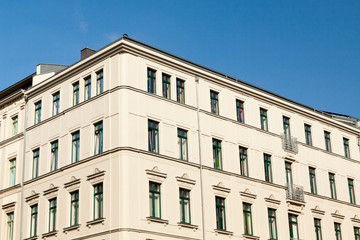 Fototapeta na wymiar Old historical buildings in Leipzig
