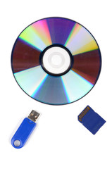 USB disk and DVD