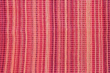 Red woven fabric