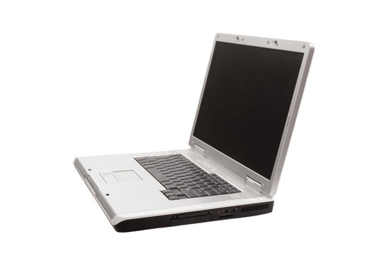 Laptop computer isolated on a white background