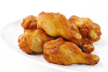 chicken wings on plate