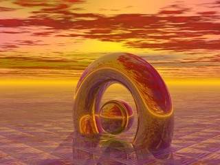 Abstract: Golden Torus and Sphere