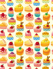 seamless cake pattern