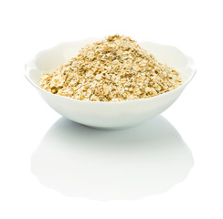 white ceramic bowl with cereals