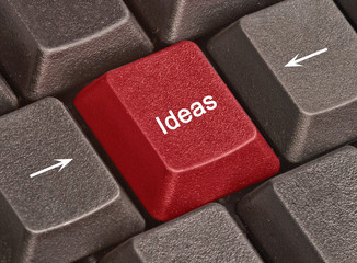 Keyboard with hot key for ideas