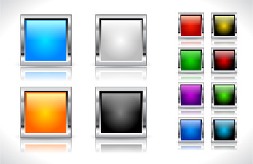 Buttons for web. Vector.