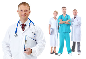 Fototapeta premium Blue collar workers