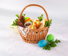 Easter basket with food 2