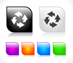 Buttons for web. Vector.