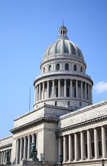 Fototapeta na wymiar Capitolio in Havana Vieja, Cuba