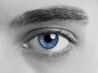 Blue eye - Powered by Adobe