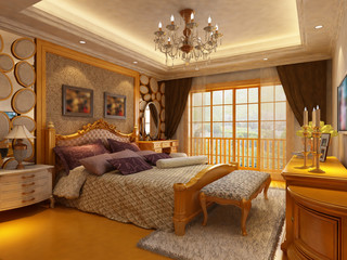 rendering bedroom