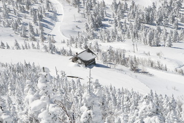 winter hut