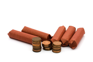 Having a lot of money spare change