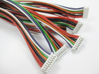 multicolored data cable
